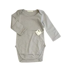 Tane Organics Pointelle Onesie - Ash Grey | Buy Now