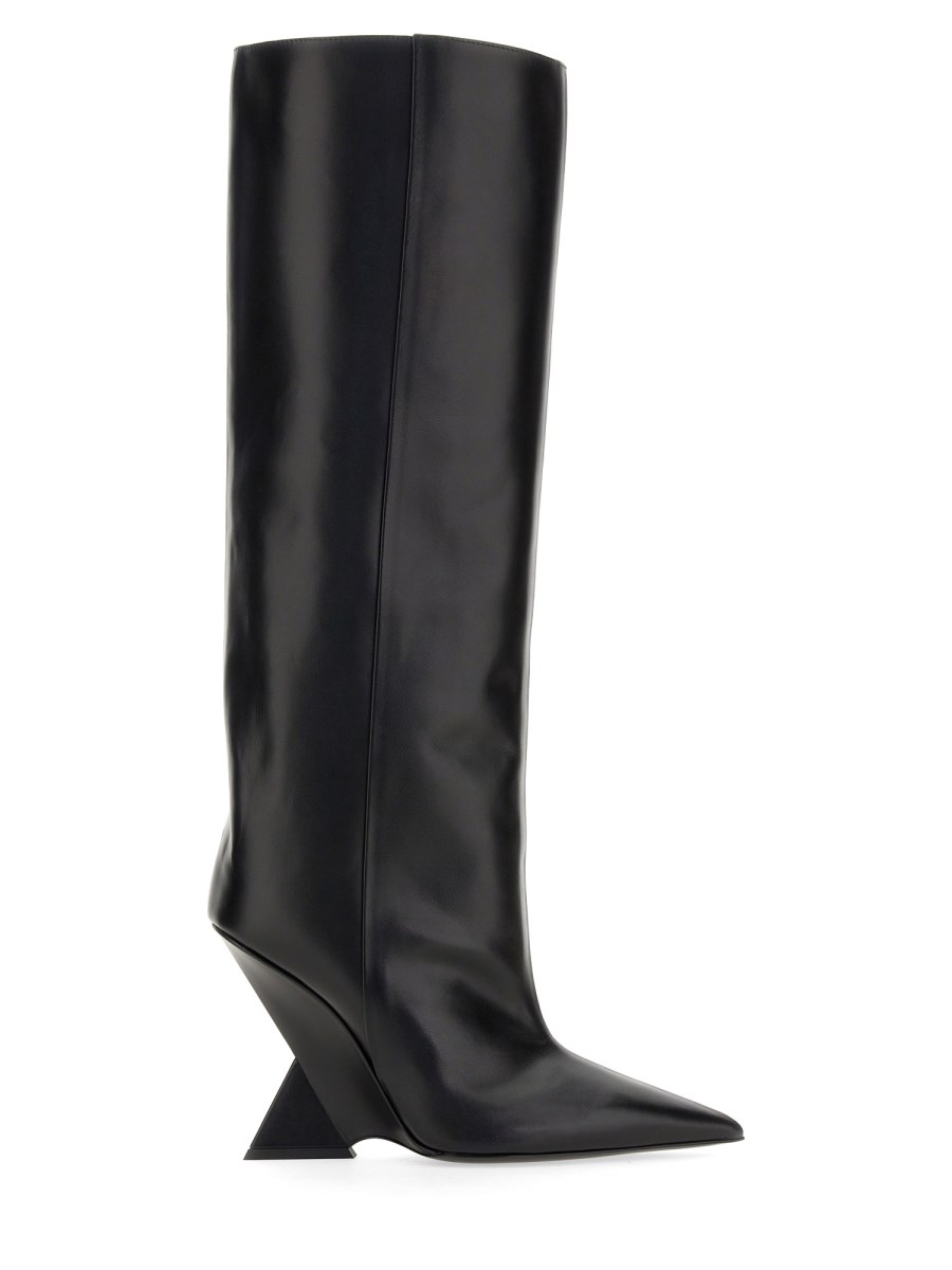 The result you are looking for is Cheope Leather Boot by The Attico.