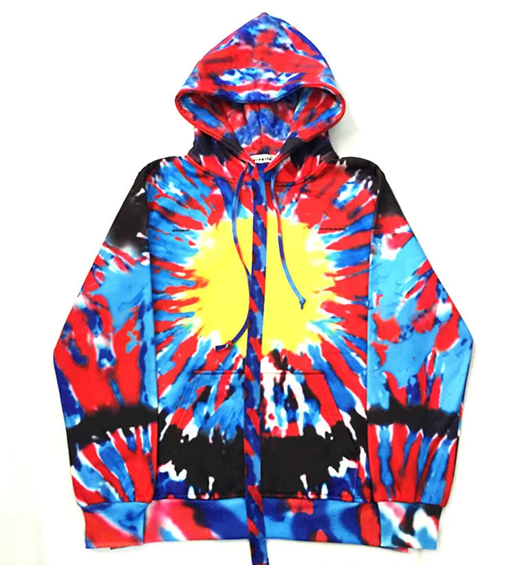 Tie Dye Fleece Hoodie