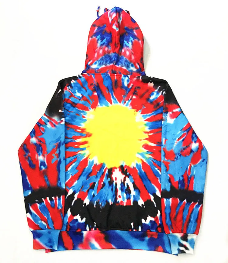 Tie Dye Fleece Hoodie