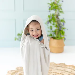 Toddler Hooded Bath Towel in Oat