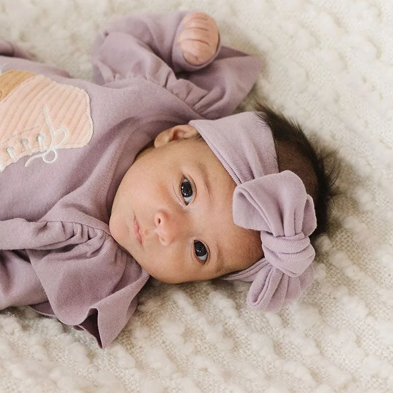 Turban Baby Rib - Dusty Lavender