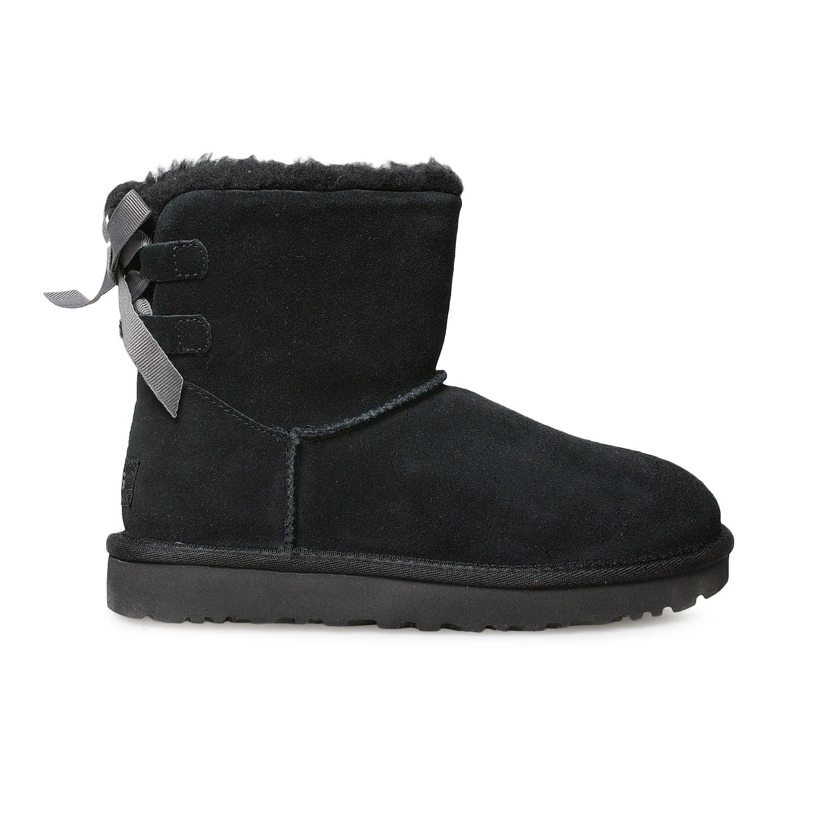 UGG Mini Bow Black Boots for Women