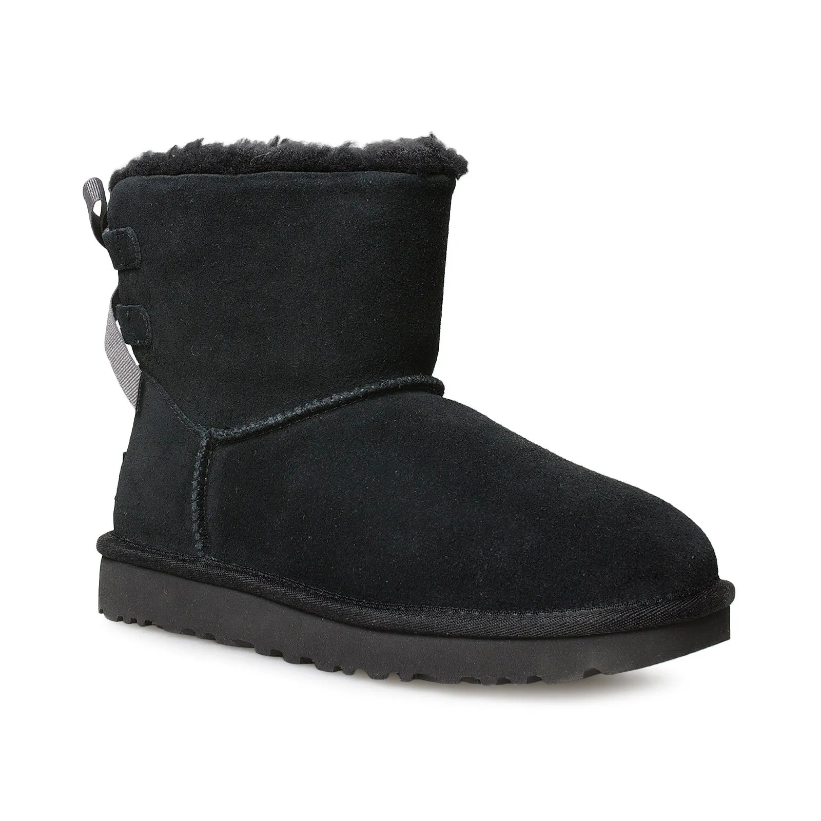 UGG Mini Bow Black Boots for Women