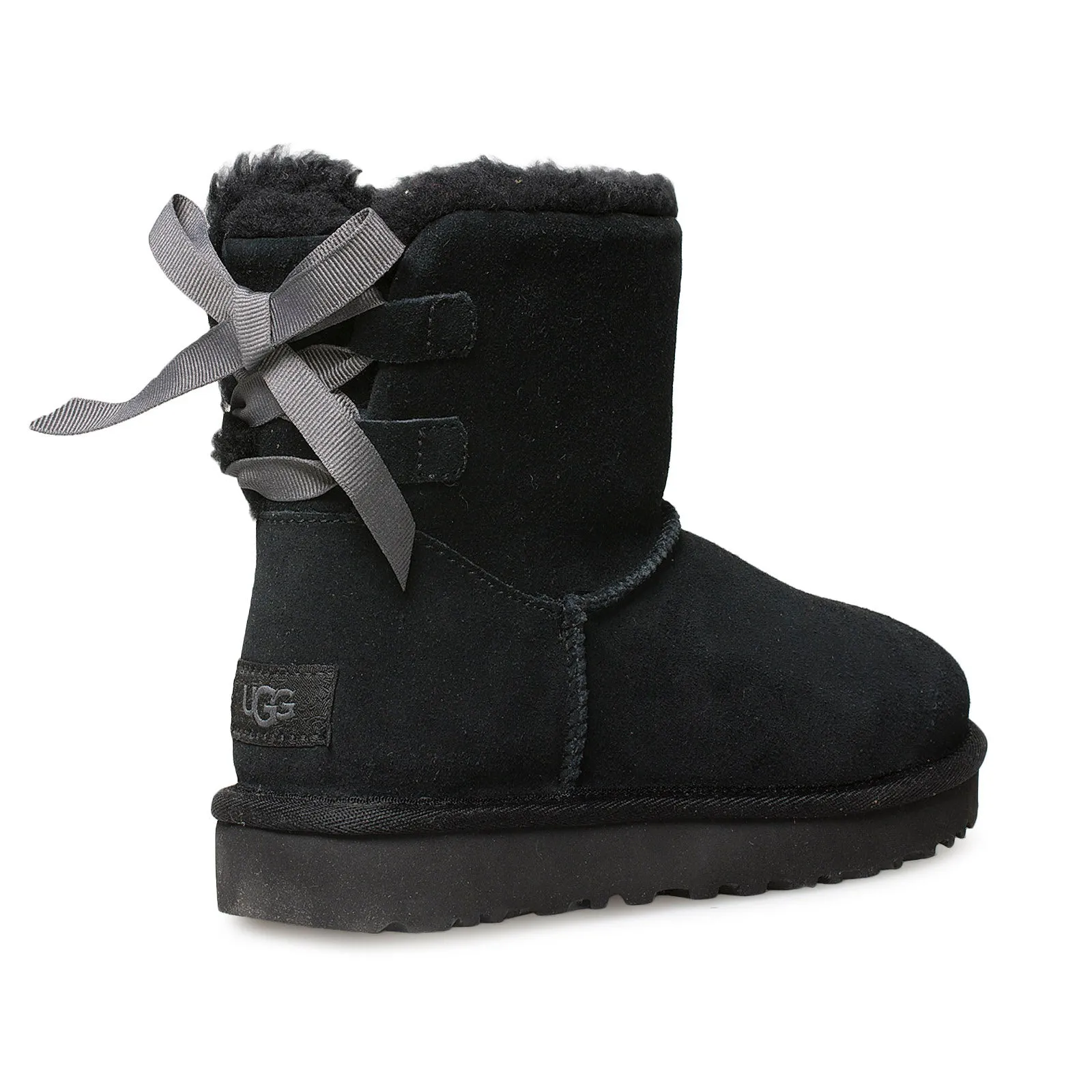 UGG Mini Bow Black Boots for Women