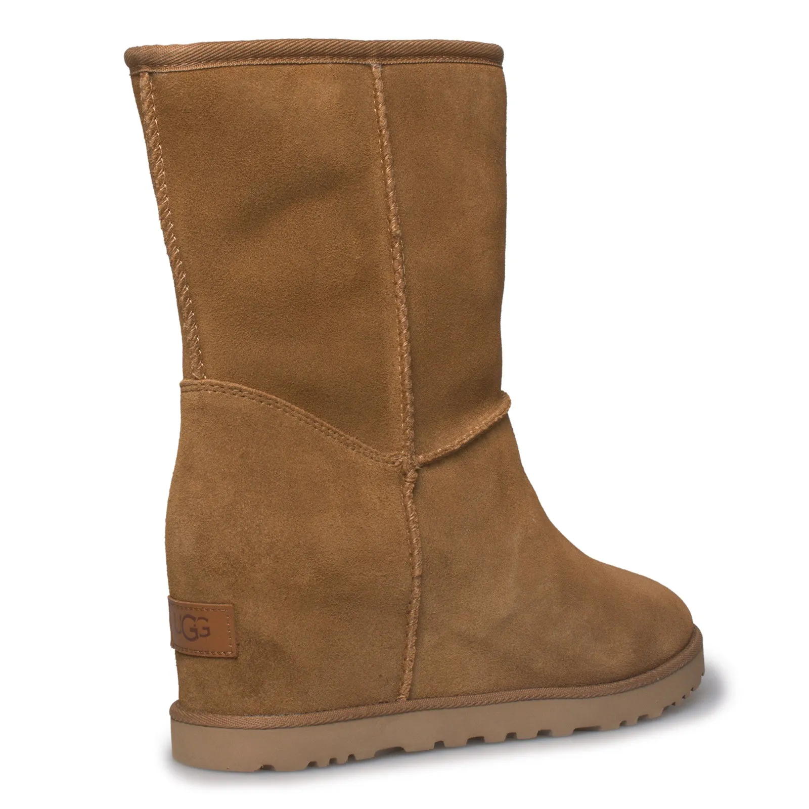 UGG short chestnut boots for women