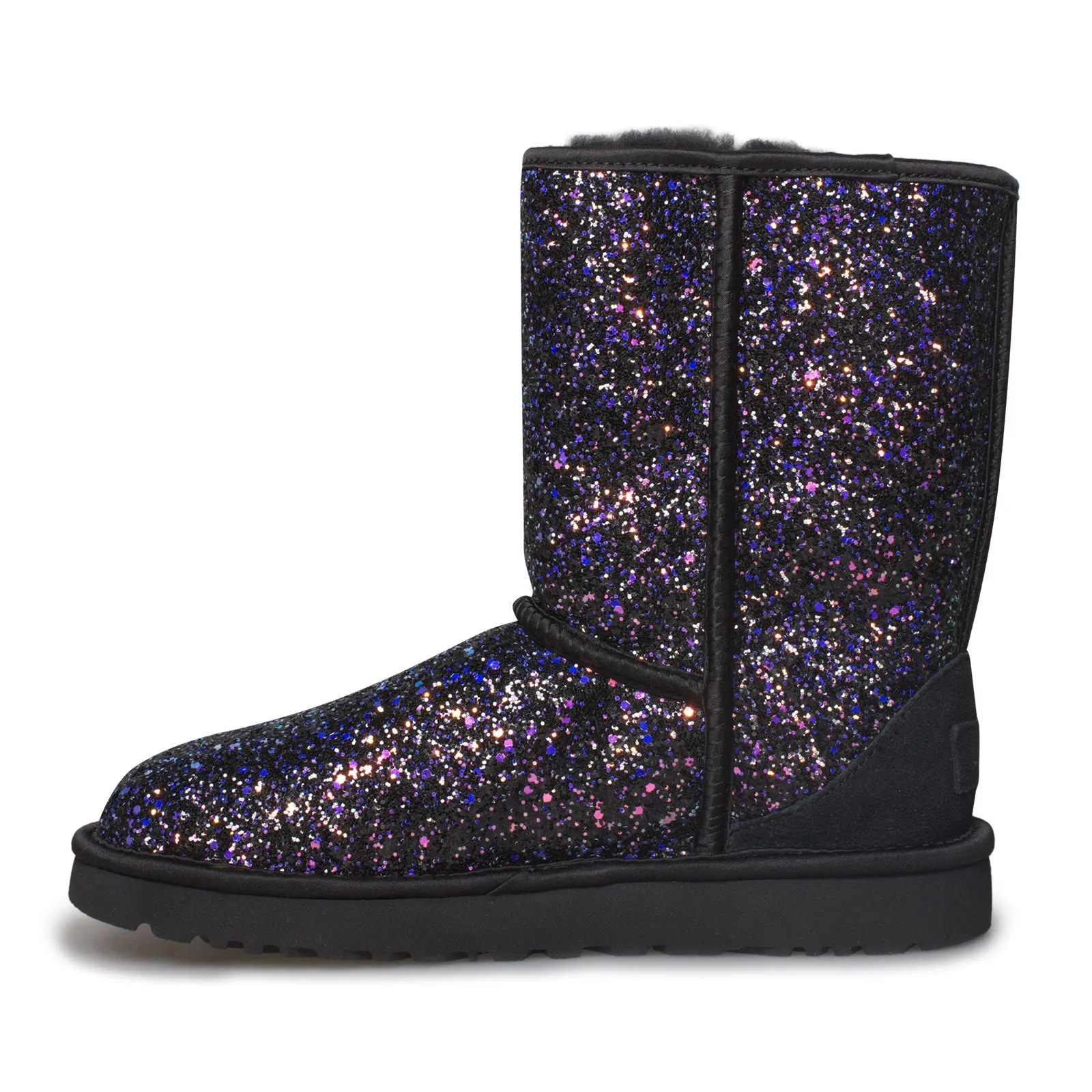 UGG Short Cosmos Black Boots for Women