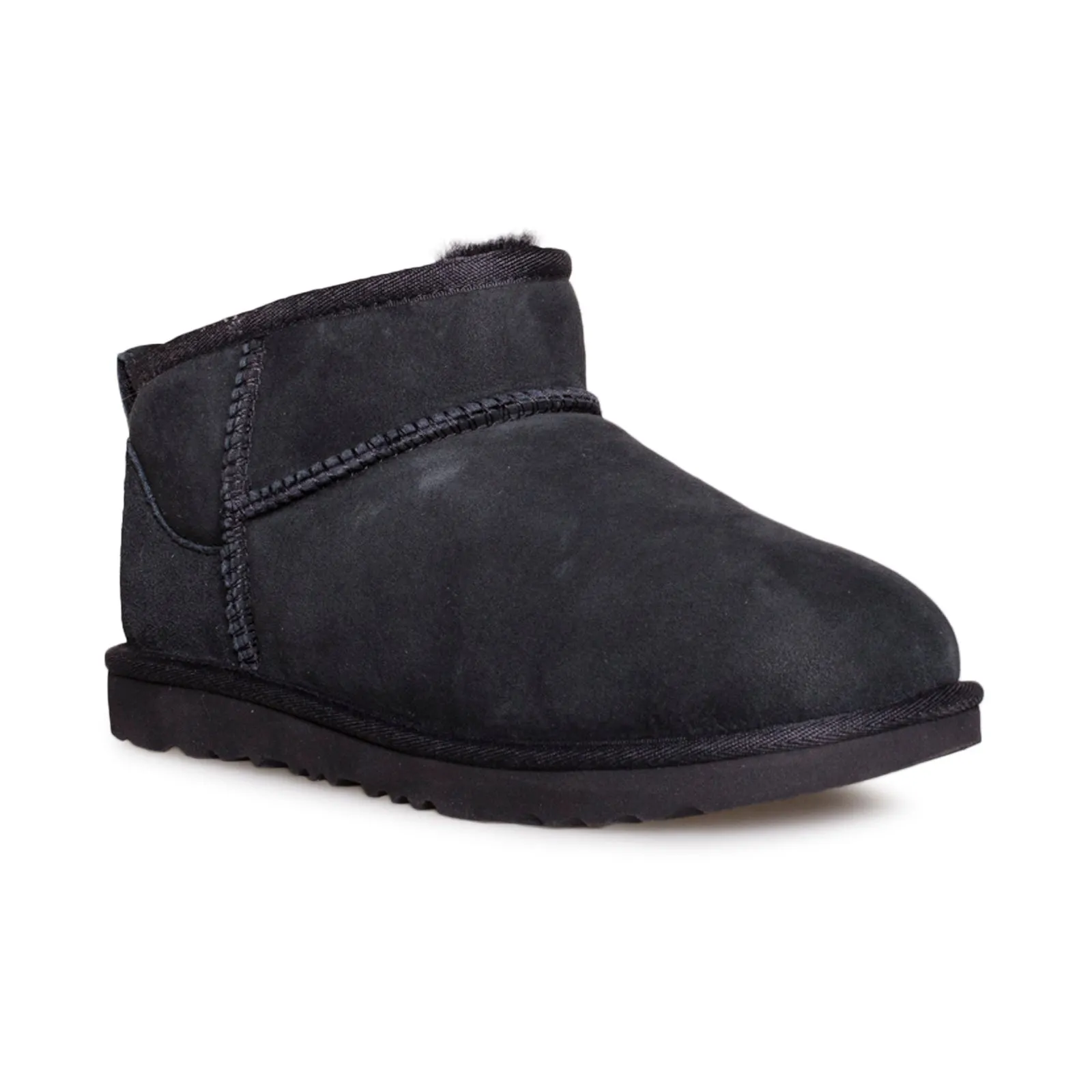 UGG Ultra Mini Black Youth Boots