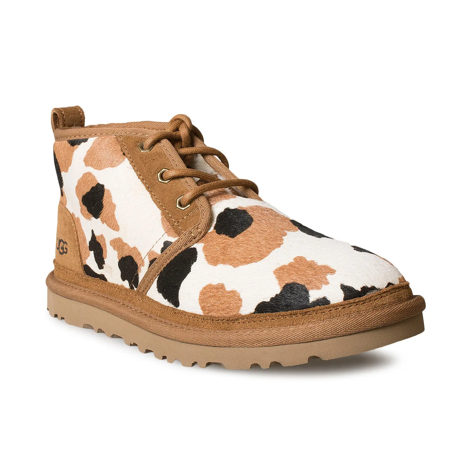 UGG Women's Neumel Cow Print Chestnut Boots