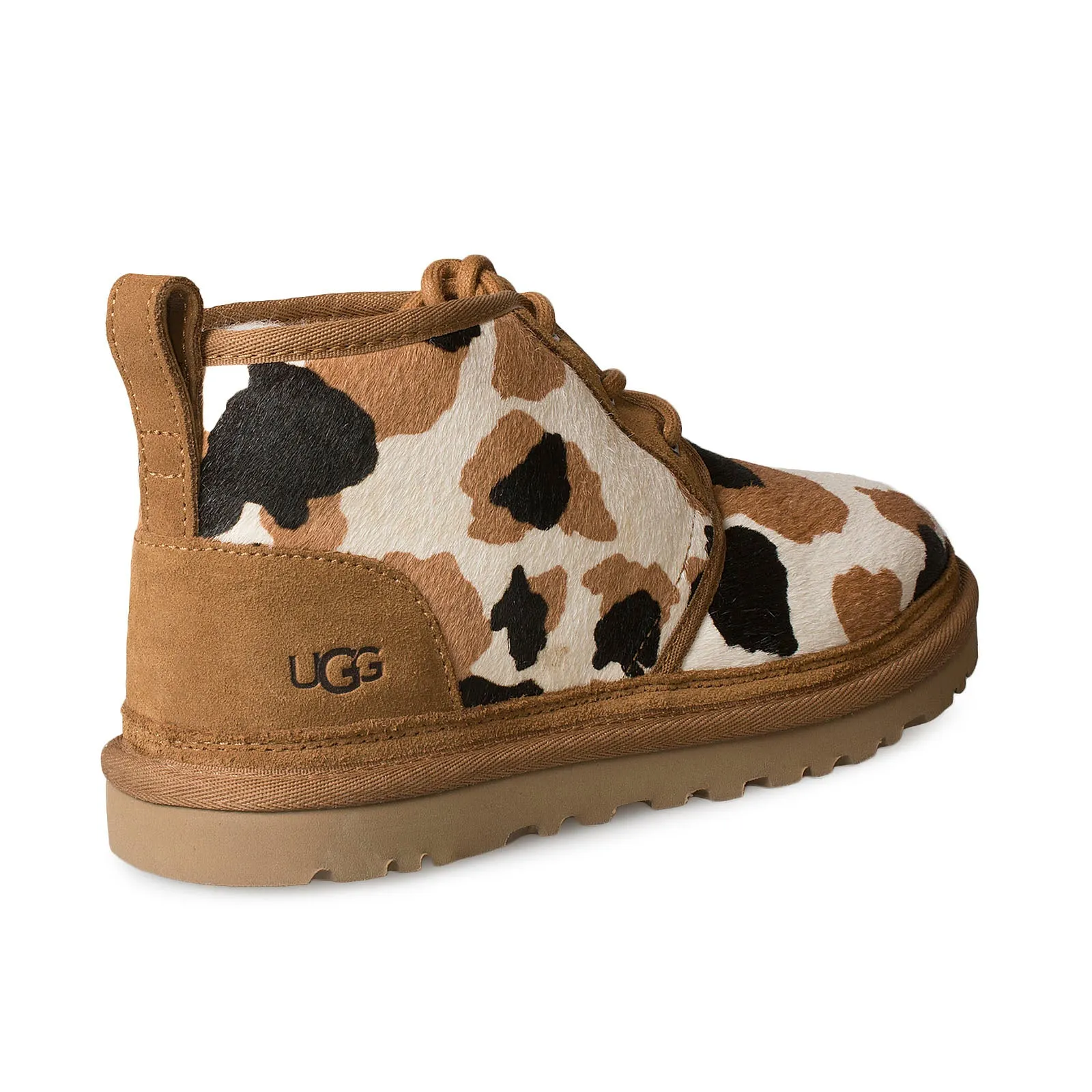 UGG Women's Neumel Cow Print Chestnut Boots