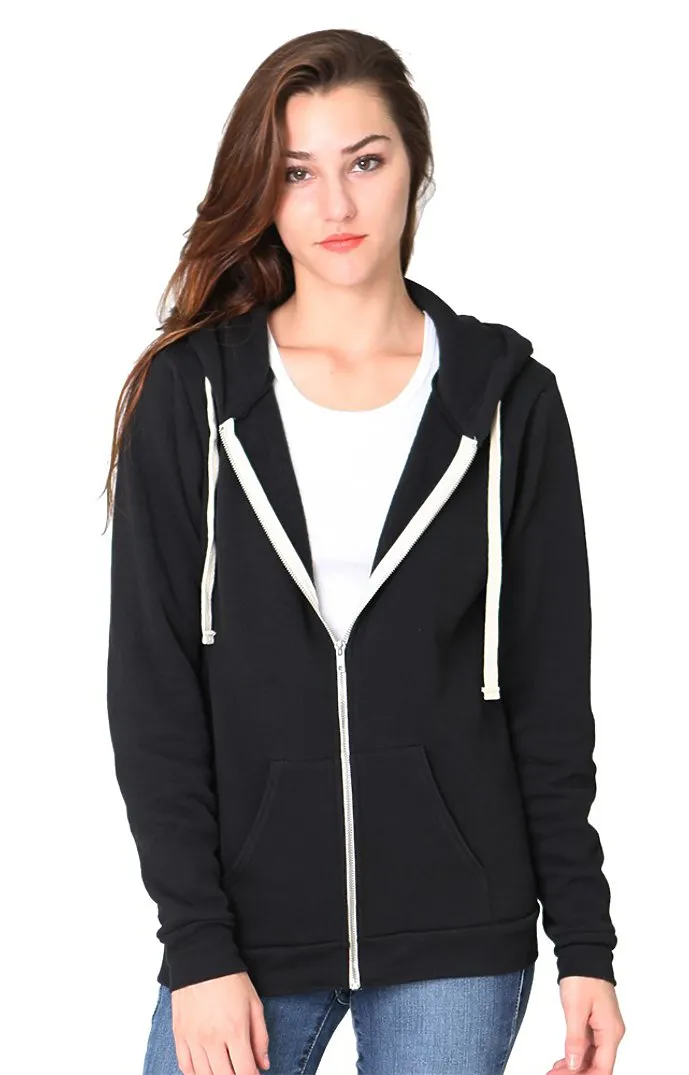 Unisex Organic RPET Fleece Zip Hoody | Royal Apparel | American-Made | 96050.