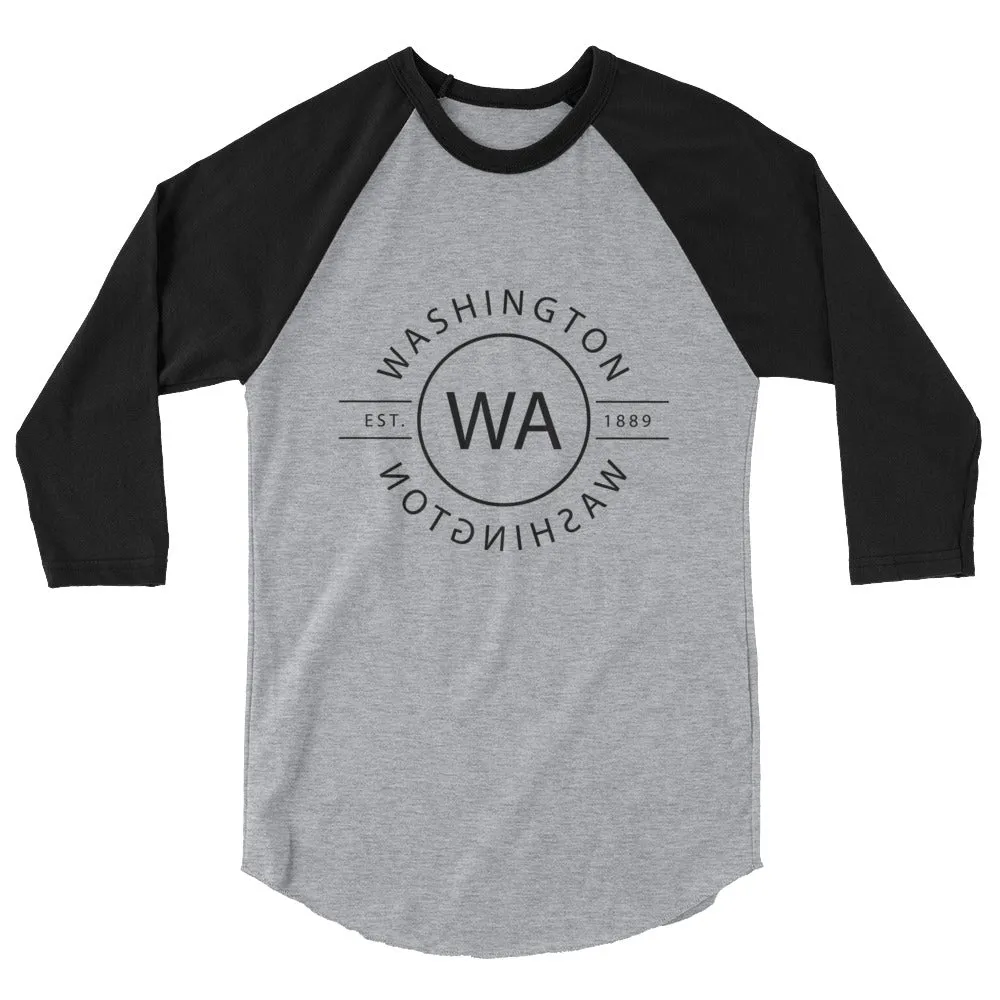 Washington 3/4 Sleeve Raglan Shirt Reflections - Buy Online Now