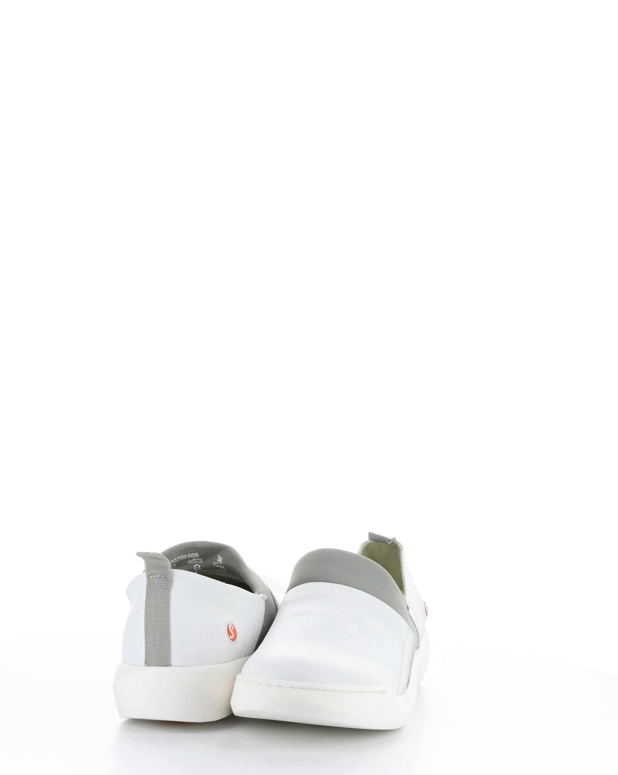 White and Grey Elasticated Shoes BAJU709SOF 005