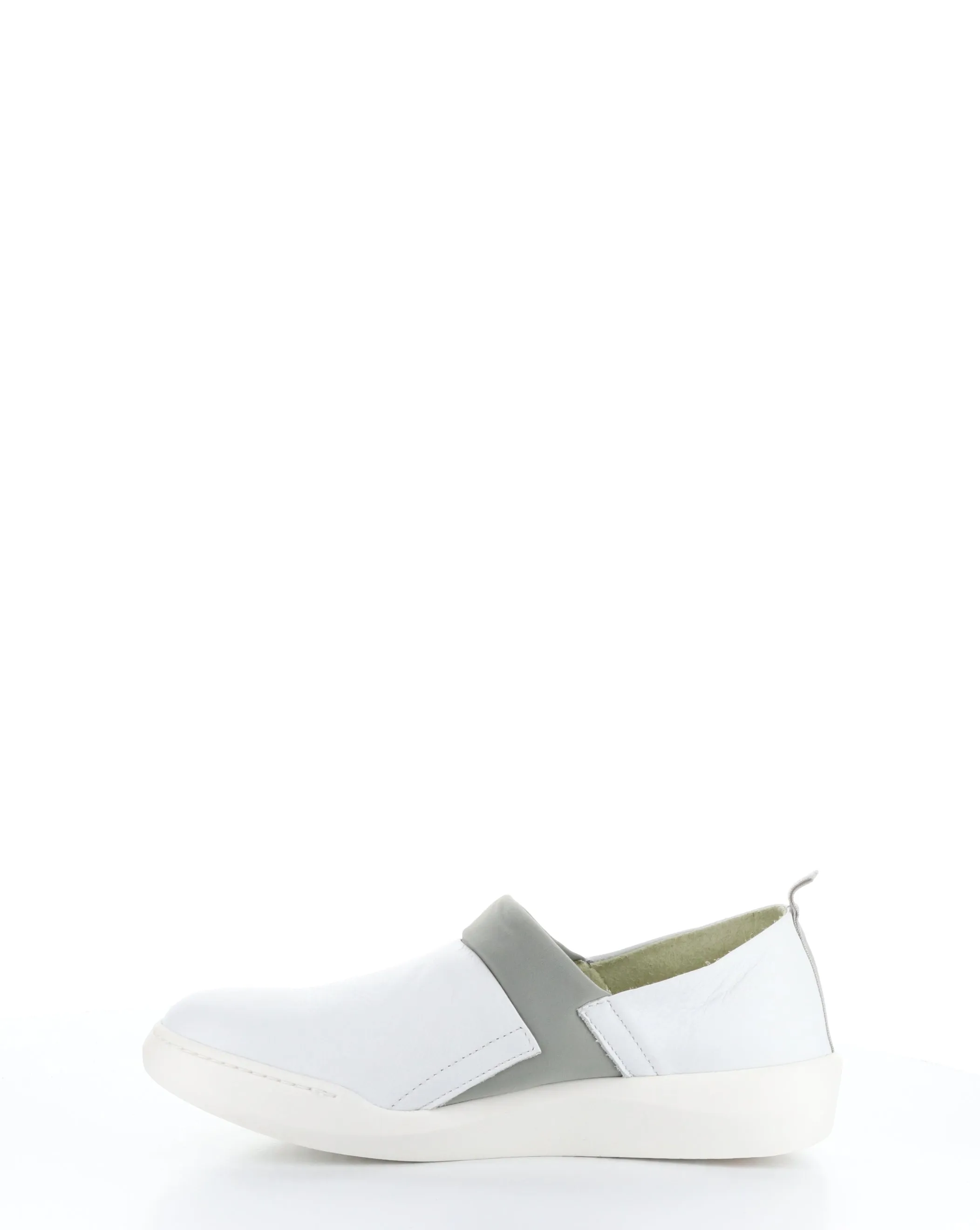 White and Grey Elasticated Shoes BAJU709SOF 005