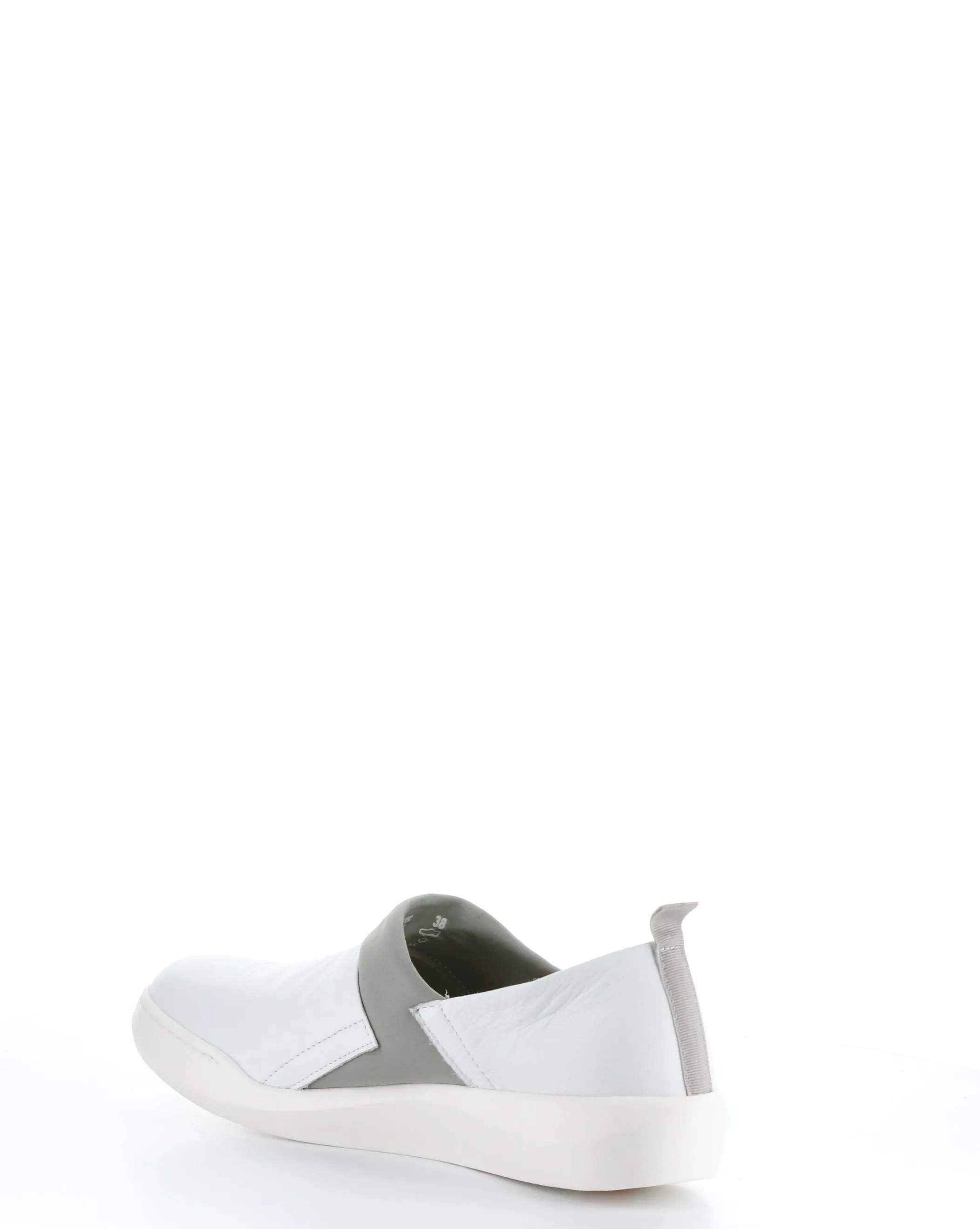 White and Grey Elasticated Shoes BAJU709SOF 005