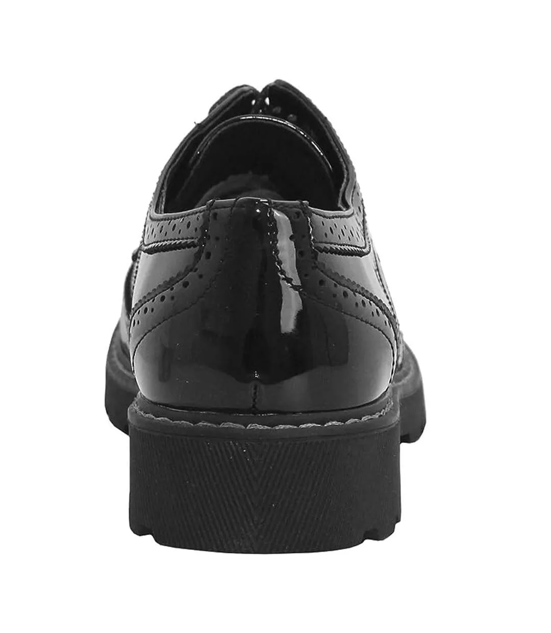 Womens/ladies brogues black Boulevard