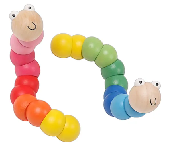 Wood Worms Toy