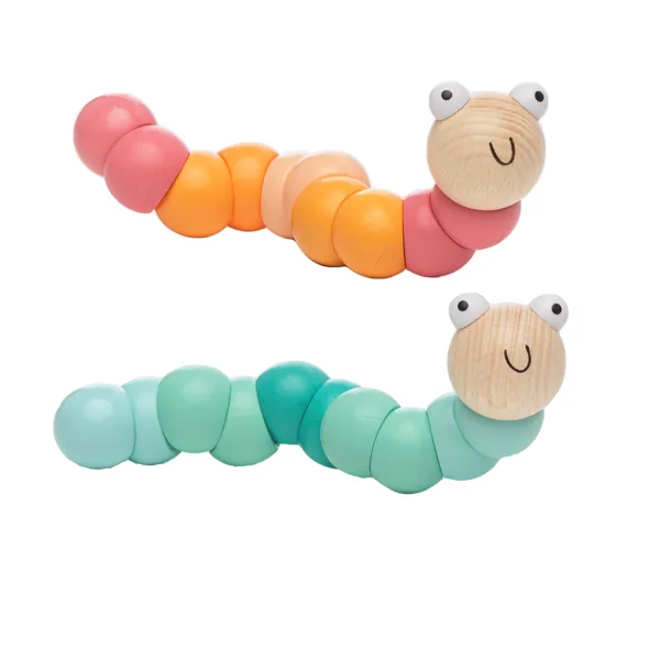 Wood Worms Toy