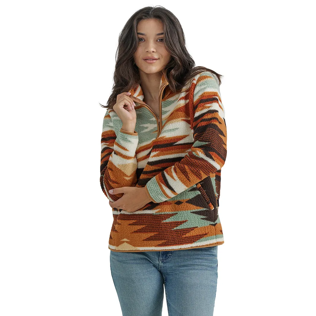 Wrangler Women's Retro Punchy Sherpa Sweatshirt