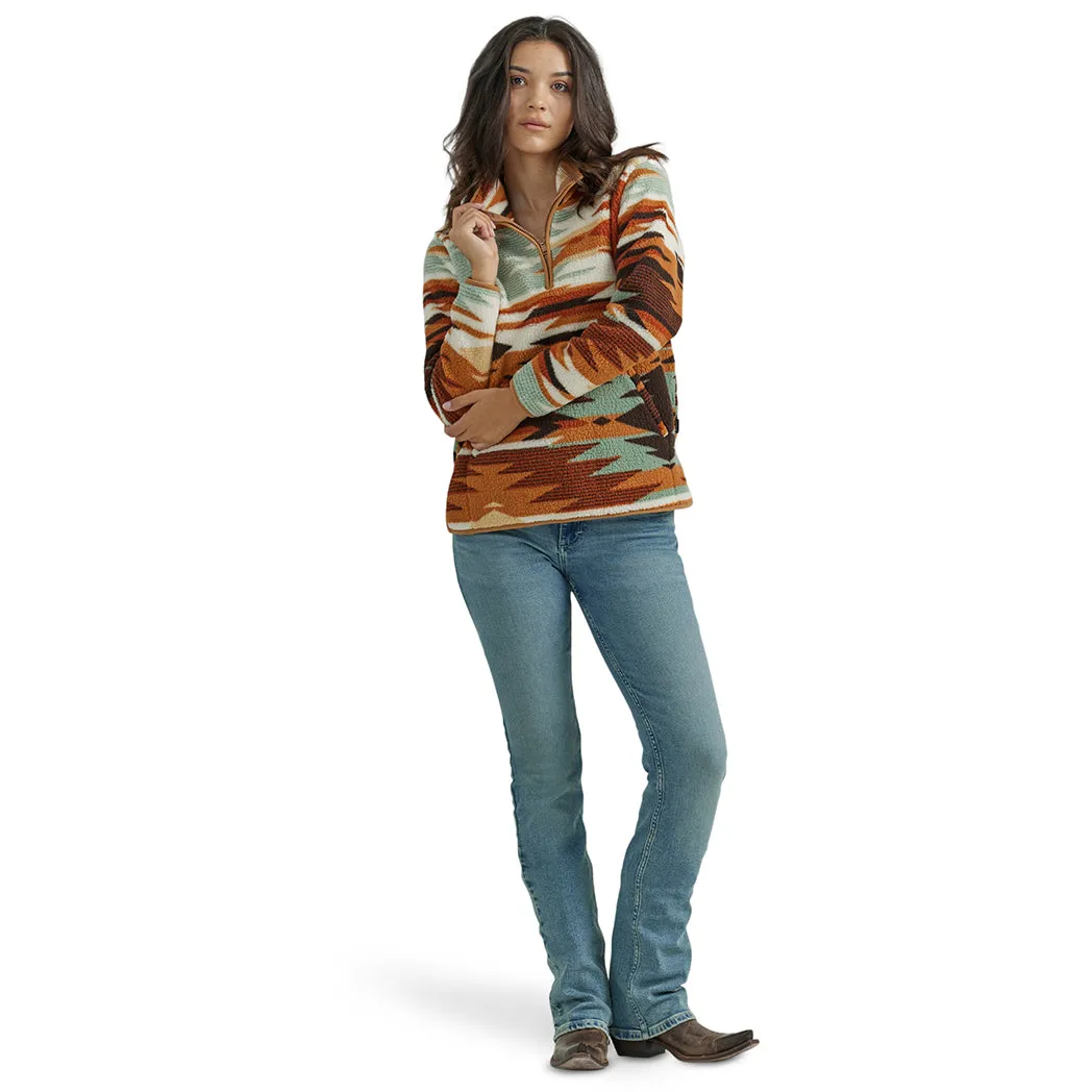 Wrangler Women's Retro Punchy Sherpa Sweatshirt