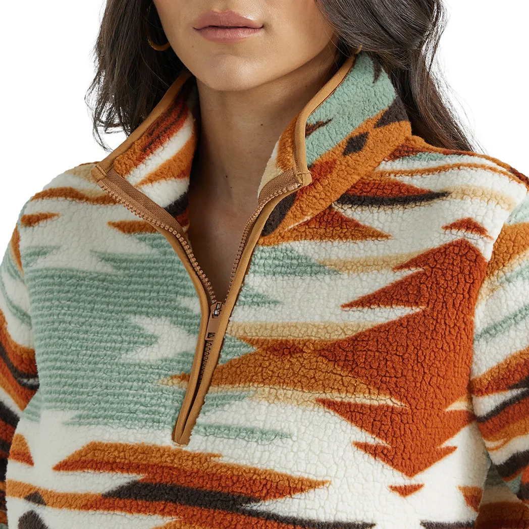 Wrangler Women's Retro Punchy Sherpa Sweatshirt