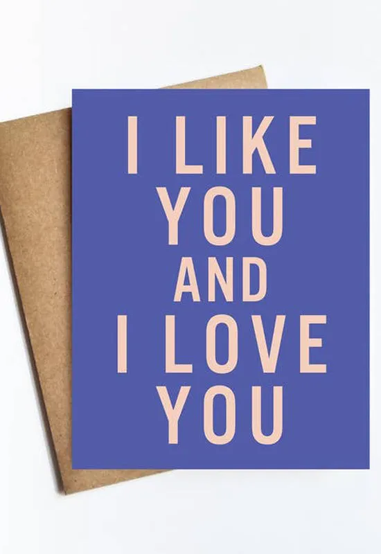 You and Me Card - Show Your Affection